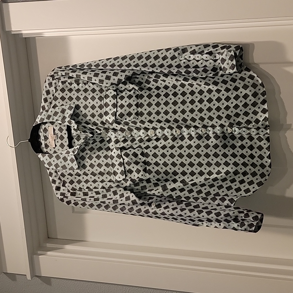 EUC Loft button down shirt